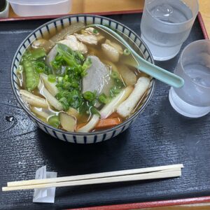 年越しうどんはしっぽくです